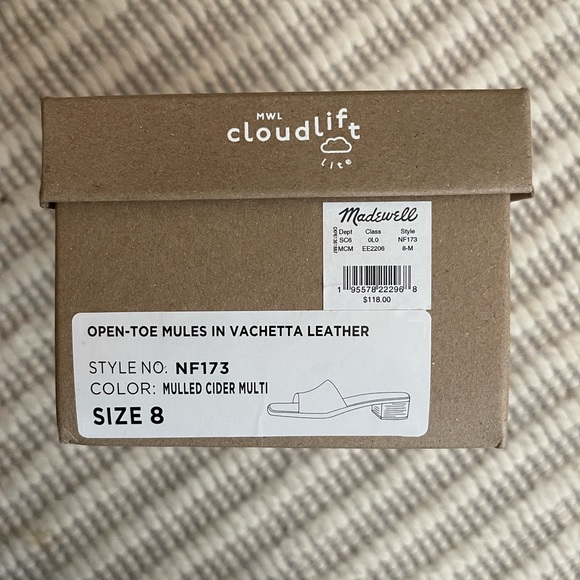 BNIB MADEWELL The Cassady Mule Size 8 in Woven Leather *SOLD OUT ONLINE* - Picture 5 of 5